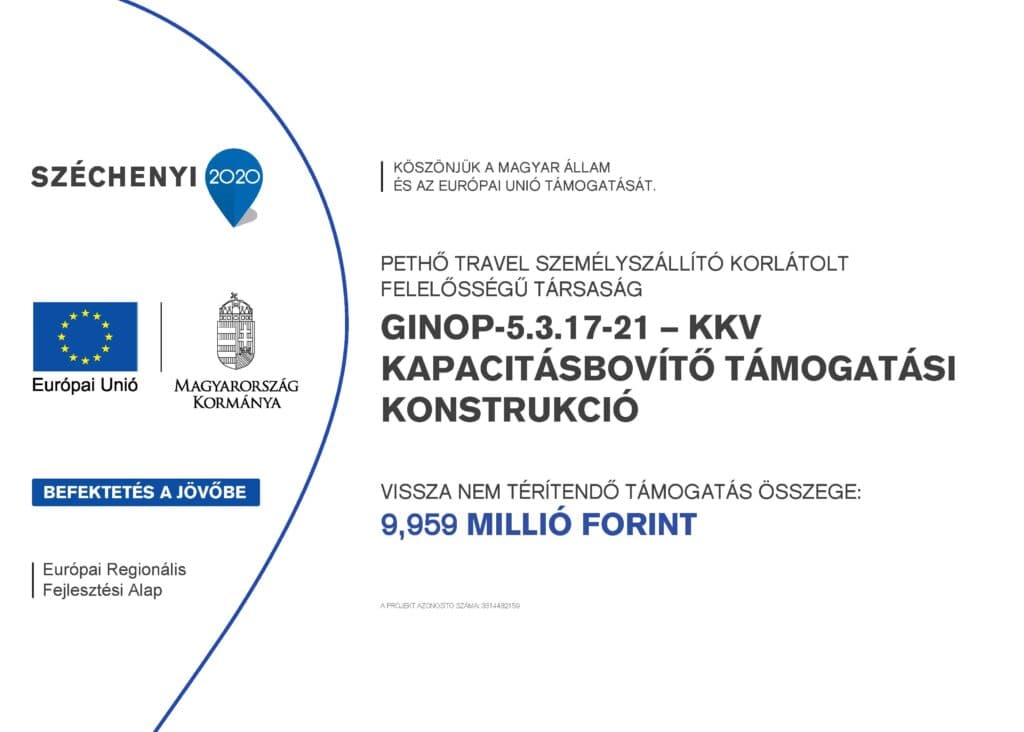 Kapacitásbővítés – Pethő Travel